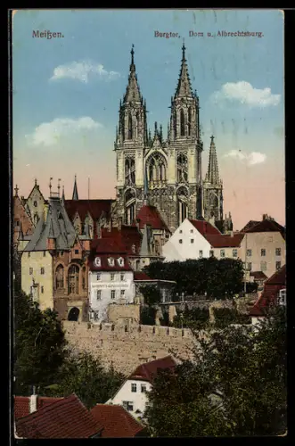 AK Meissen, Königliche Albrechtsburg mit Dom