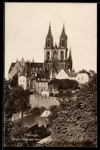 AK Meissen, Königliche Albrechtsburg mit Dom