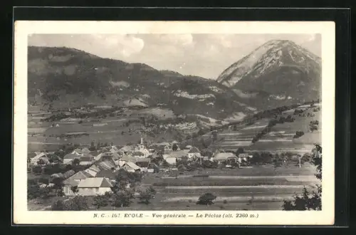 AK Ecole, Vue Generale avec Le Pecloz