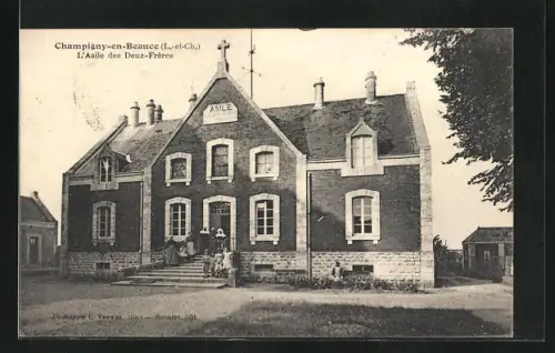 AK Champigny-en-Beauce, l'Asile des Deux-Fréres