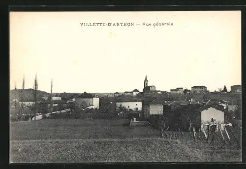 AK Villette-d’Anthon, Vue Generale