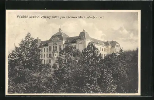 AK Valasské Mezirící, Zemský ústav výchovu hluchonemých deti, Schloss