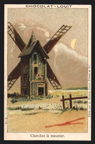 Sammelbild Chocolat-Louit, Cherchez le meunier
