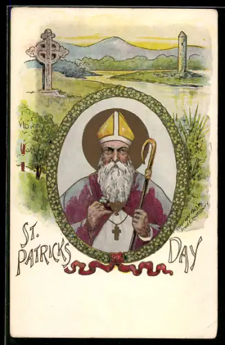 AK Portrait von St. Patrick, St. Patrick`s Day