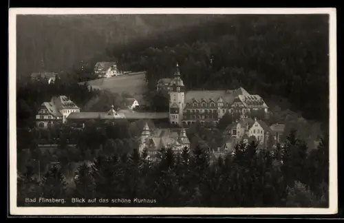 AK Bad Flinsberg im Isergebirge, Blick auf das Kurhaus