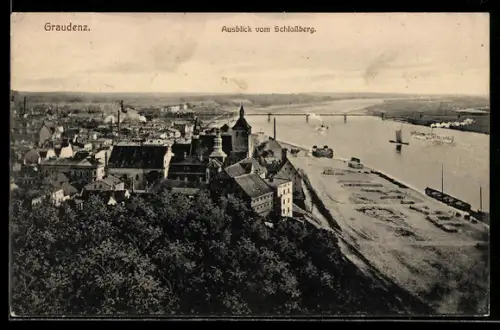 AK Graudenz, Ausblick vom Schlossberg