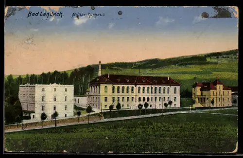 AK Bad Landeck, Am Militrär-Kurhaus