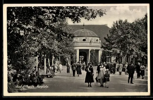AK Bad Altheide, Partie am Kurplatz