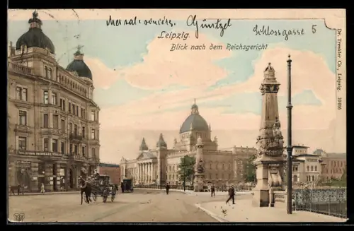 AK Leipzig, Blick nach dem Reichsgericht