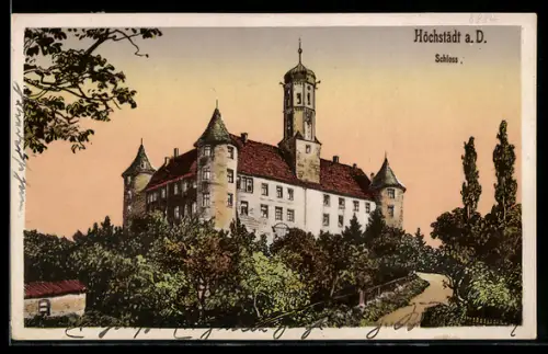 AK Höchstädt a. D., Schloss