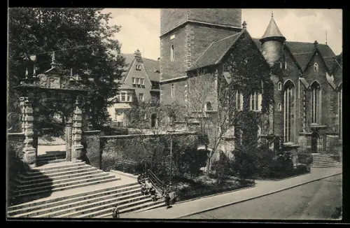 AK Meissen, Tuchmachertor, Frauenkirche
