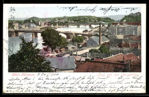 AK Cölln-Meissen, Blick auf Brücken