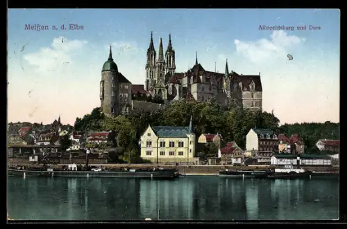 AK Meissen, Albrechtsburg und Dom