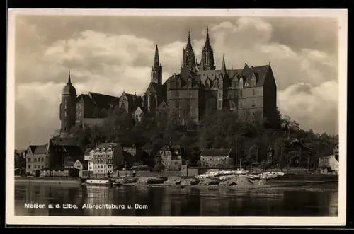 AK Meissen a. d. Elbe, Albrechtsburg u. Dom