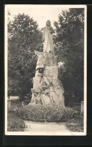 AK Kostelec nad Labem, Partie am Monument