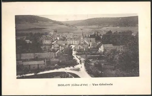 AK Moloy, Vue Générale, Ortsansicht aus der Vogelschau
