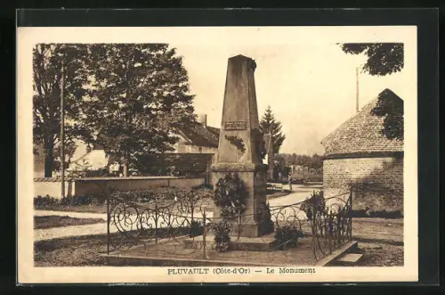 AK Pluvault, Le Monument