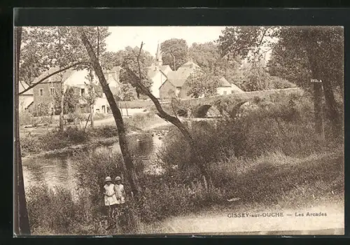 AK Gissey-sur-Ouche, Les Arcades