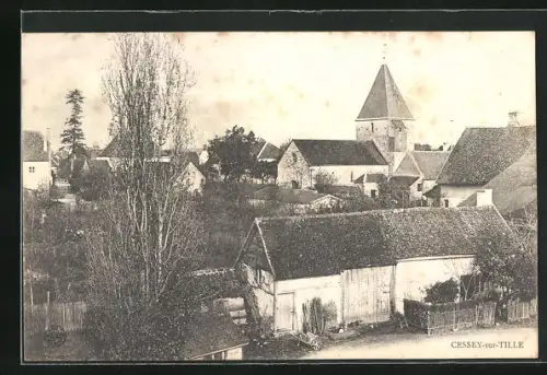 AK Cessy-sur-Tille, Une Partie de l`Eglise