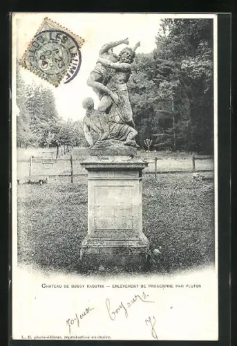 AK Bussy-le-Grand, Chateau de Bussy Rabutin, Enlevement de Prosperine par Pluton