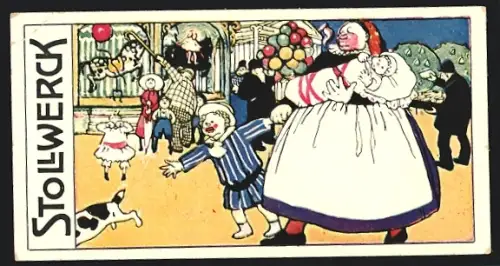 Sammelbild Dr. Michaelis, Eichel-Kakao, Im Wurstprater
