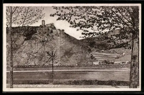 AK Aussig a. E., Burg Schreckenstein