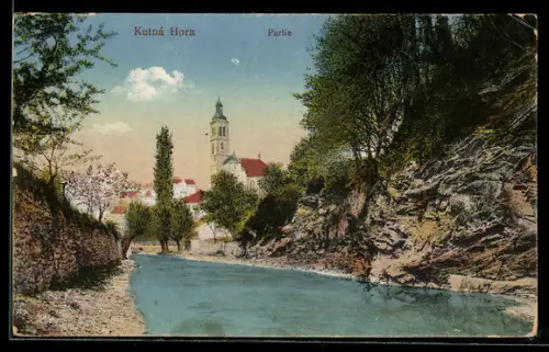 AK Kutna Hora, Partie am Wasser