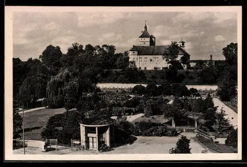AK Pardubitz, Blick zum Schloss
