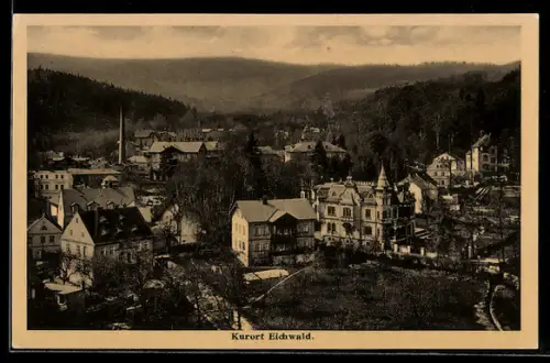 AK Eichwald, Villen mit Hügelpanorama
