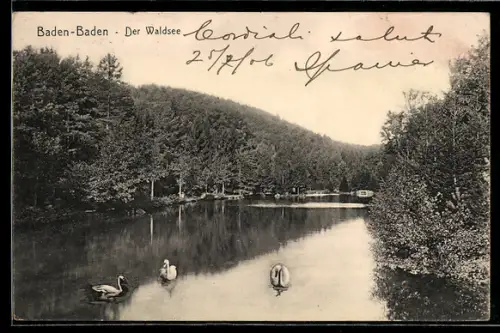 AK Baden-Baden, Der Waldsee