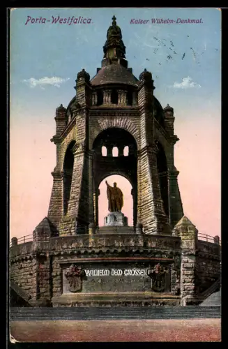AK Porta-Westfalica, Kaiser Wilhelm-Denkmal