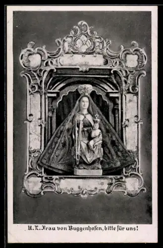 AK Buggenhofen, Gnadenbild Hl. Frau von Buggenhofen