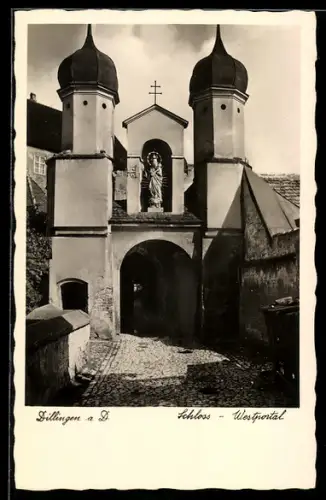 AK Dillingen a. D., Schloss, Westportal