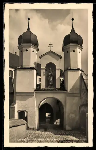 AK Dillingen a. d. D., Westliches Schlosstor