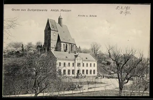 AK Burkardswalde, Kirche und Schule