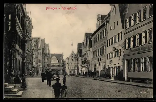 AK Dillingen, Blick in die Königstrasse