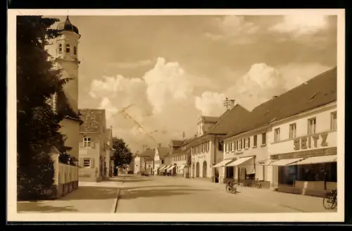 AK Dillingen /Donau, Partie in der Ostmarkstrasse