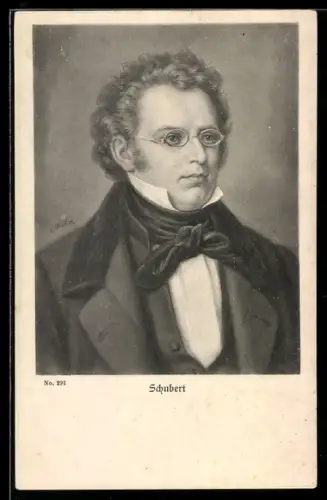 AK Portrait Franz Schubert