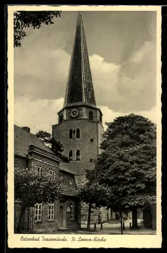AK Travemünde, Ansicht der St. Lorenz-Kirche