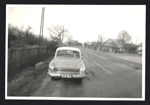 Fotografie Auto Wartburg 311, Kfz-Kennzeichen IM 99-11