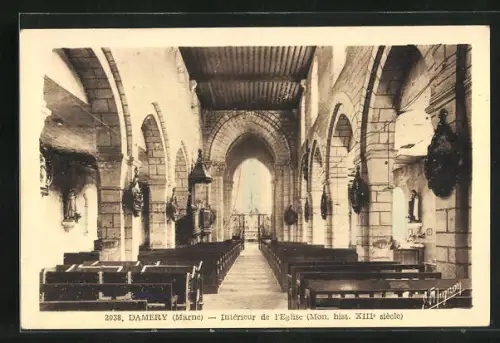 AK Damery, Intérieur de l'Eglise