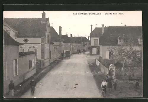 AK Les Grandes-Chapelles, Grande Rue