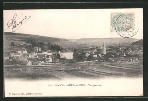 AK Aisey-sur-Seine, Vue générale