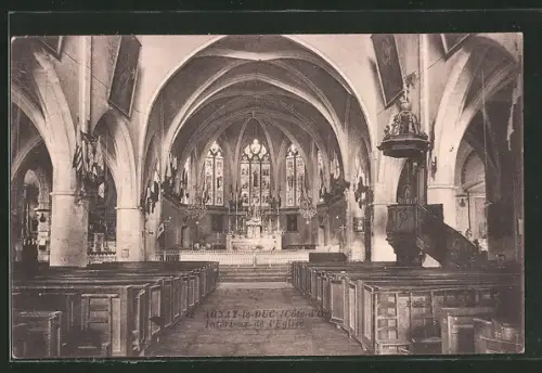 AK Arnay-le-Duc, Intérieur de l`Église
