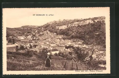 AK Saint-Romain, Vue Générale