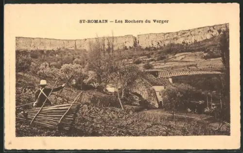 AK Saint-Romain, les Rochers du Verger
