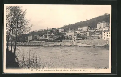 AK Fontaines-sur-Saône, Hameau