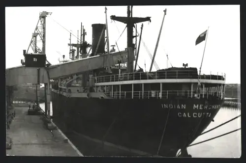 Fotografie Frachtschiff Indian Merchant Heimathafen Calcutta