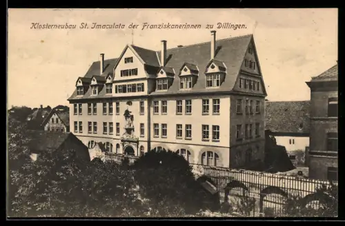 AK Dillingen, Klosterneubau St. Imaculata der Franziskanerinnen