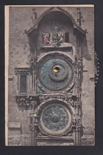 Mechanische-AK Prag / Praha, Altstädter Rathausuhr mit Aposteln